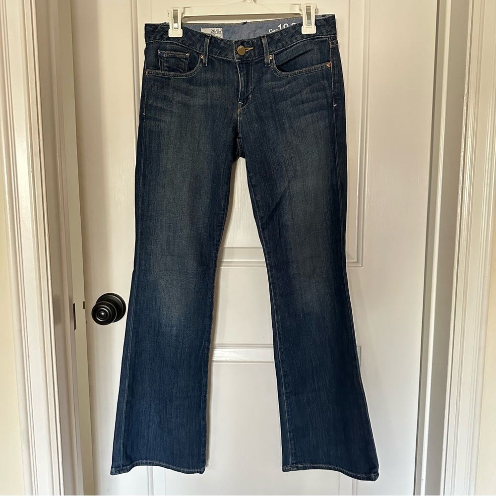 Gap Blue Flare Wide Leg Jeans